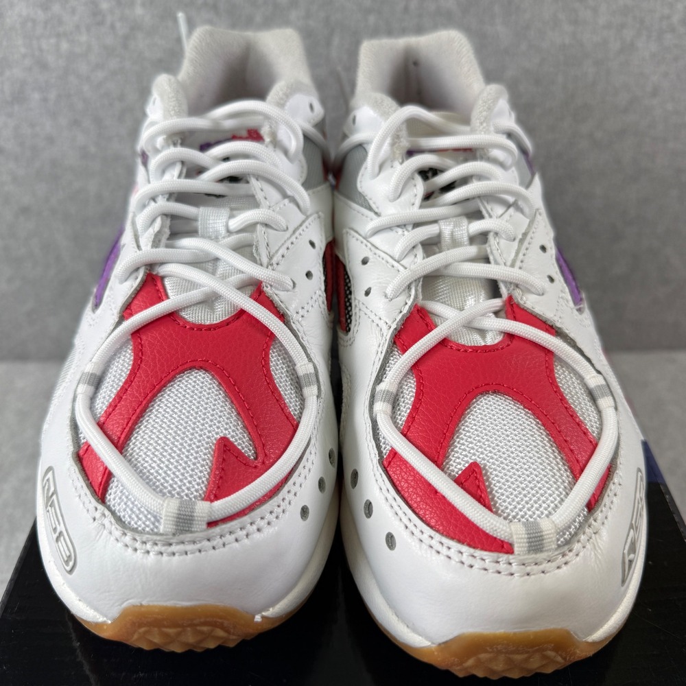 Reebok Aztrek R58 Unisex Running Shoes White Purple Red Mens 6.5 Womens 8 - Picture 2 of 8